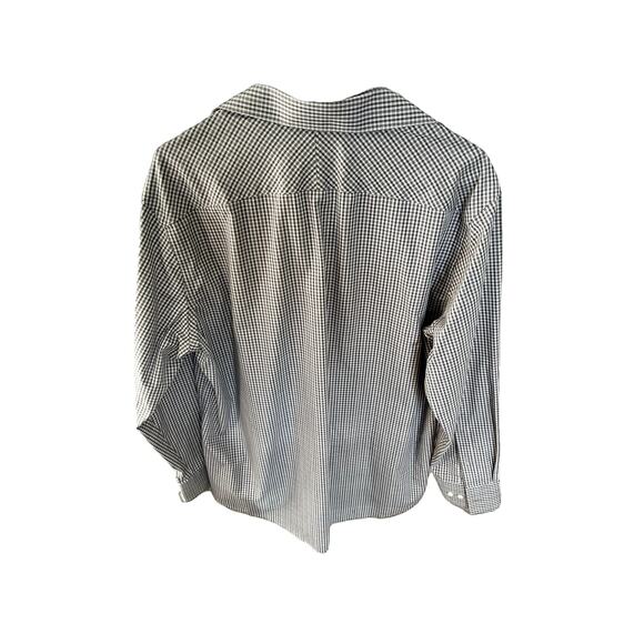 Joseph Abboud Mens Slim Fit Gingham Check Dress Shirt 16.5‎ Collar 32 33 Sleeve - Picture 3 of 8